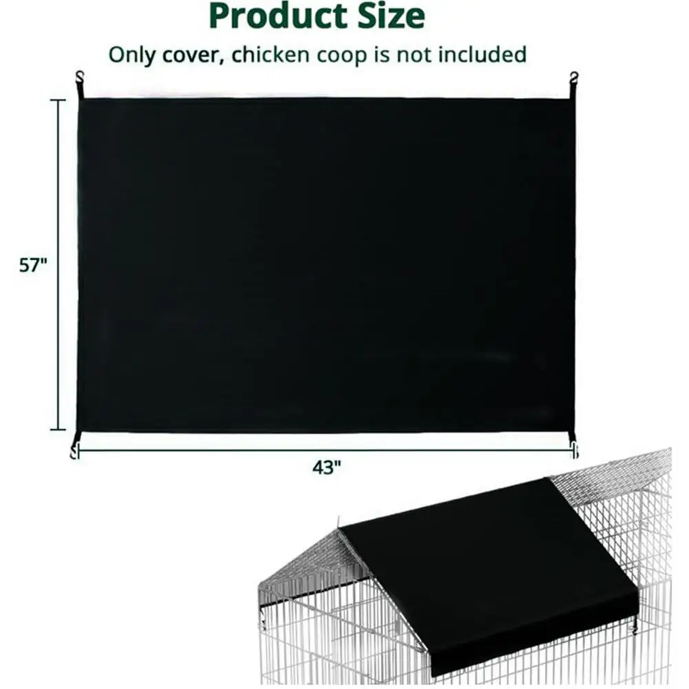 Chicken Coop Tarp For Winter Chicken Coop Fence Dust Cover Multi-Purpose Chicken Coop Tarp Cover Waterproof Chicken Coop