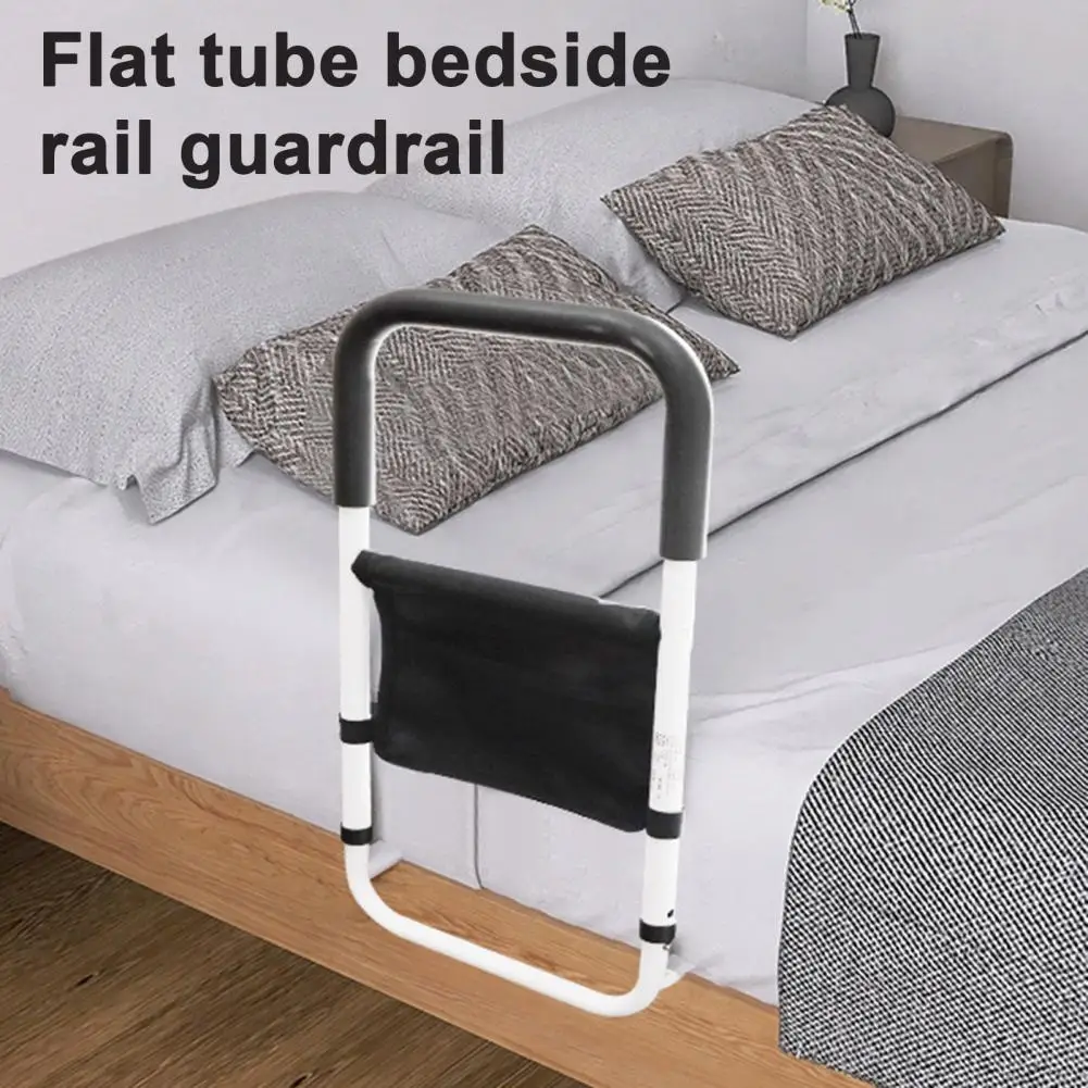Easy Assembly Bed Rail Adjustable Bed Rail with Sensor Light Storage Pocket for Elderly Adults Pregnant Women for Handicap