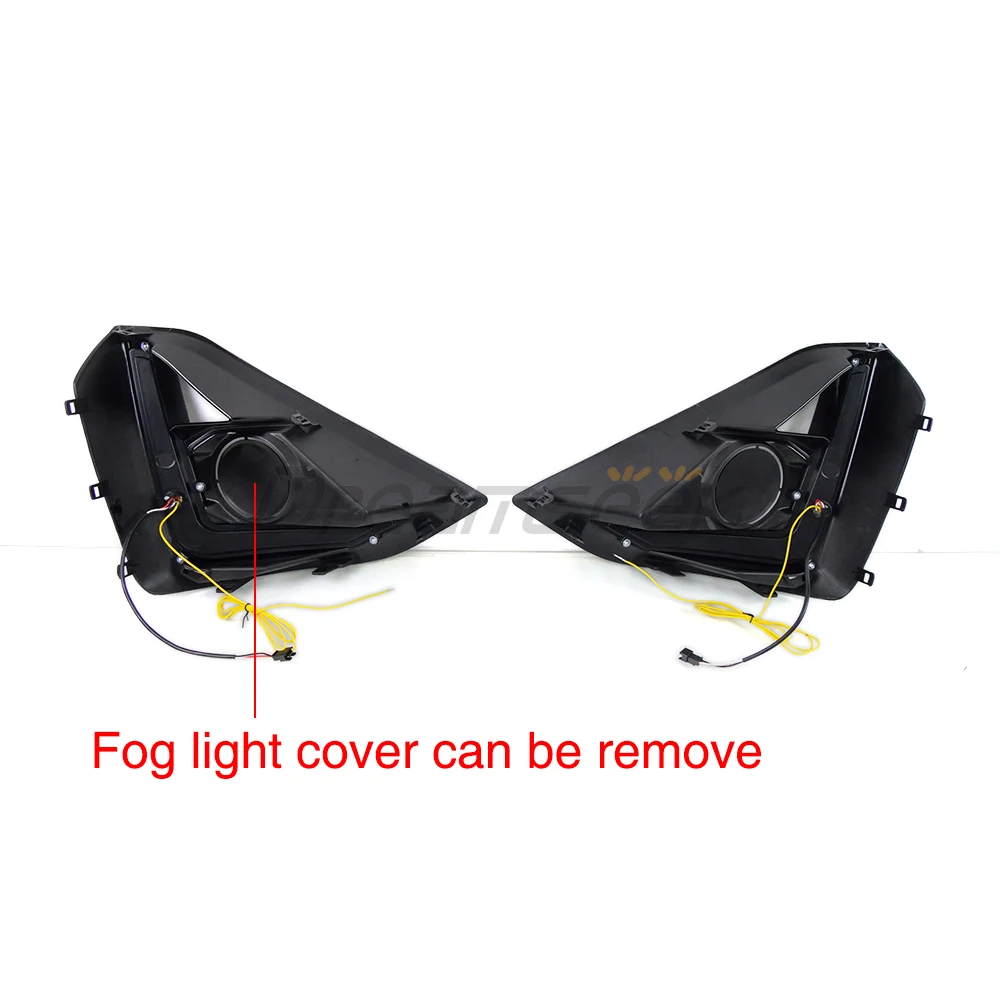 LED DRL Daytime Running Light for Isuzu D-max Dmax Facelift Model RG01 2023+ Fog Lamp w/ Sequential Dynamic Turn Signal Daylight