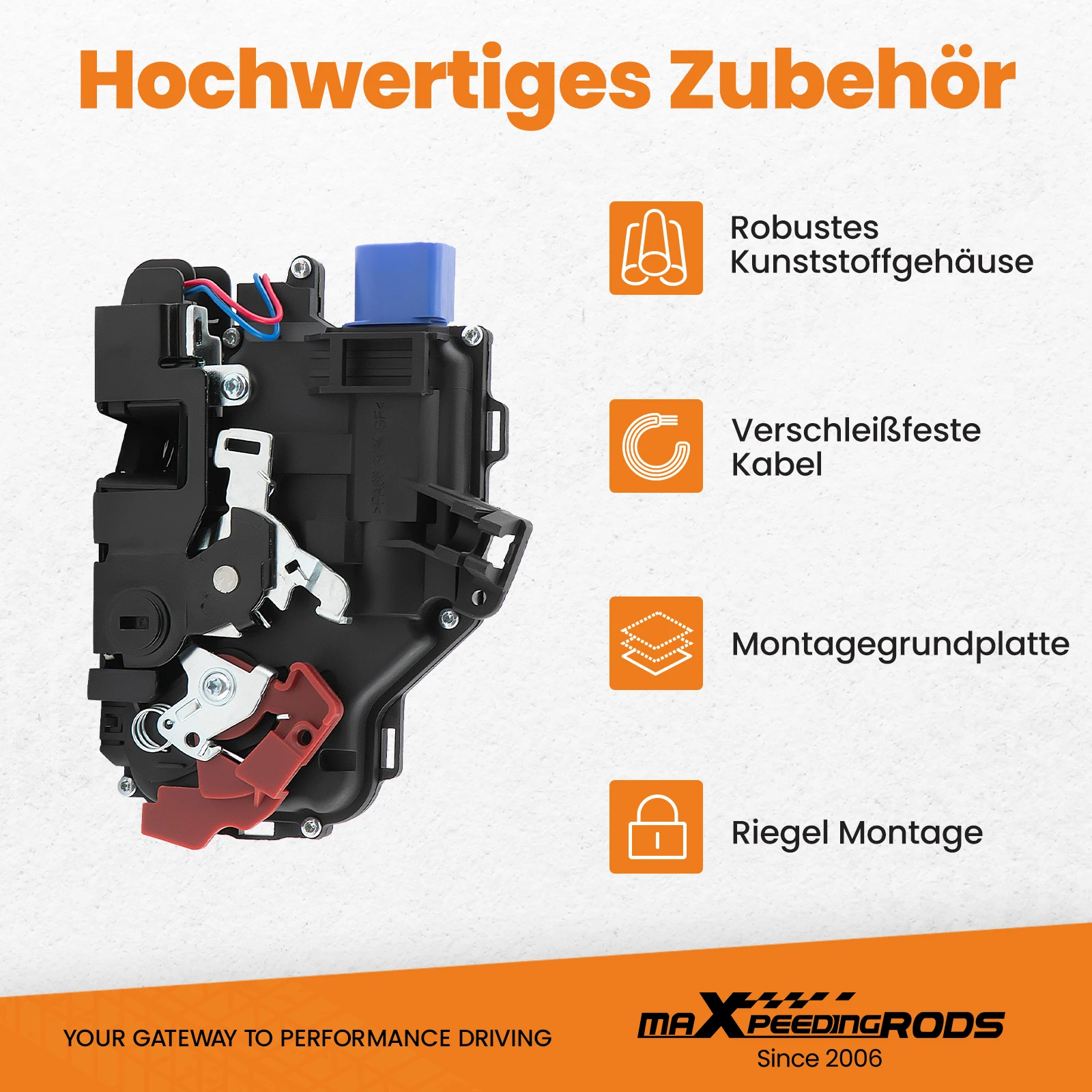 Door Lock Actuator Rear Right FOR VW JETTA MK3 TOURAN CADDY MK3 2003-2010 7PIN 7L0839016 3D4839016A