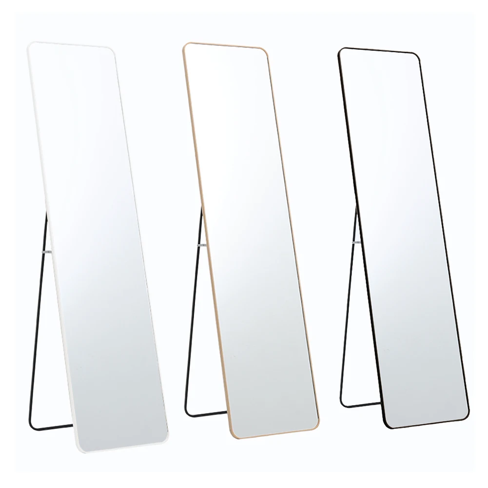 【Lifeideas】Aesthetic Large Dressing Mirror Dressing Plastic Design Full Body Mirror Bathroom Glass Wall Decoration