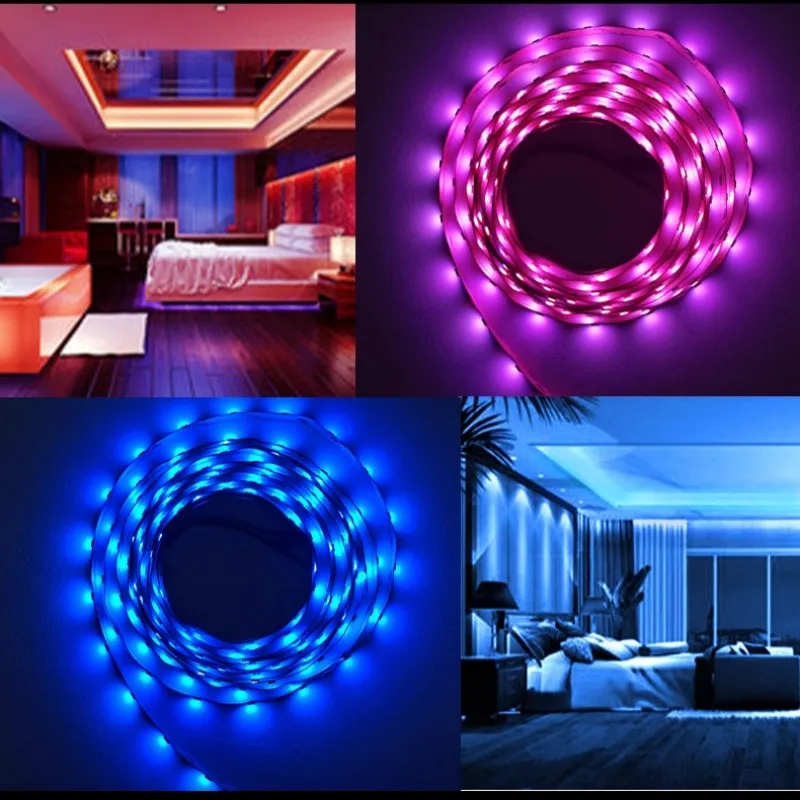 DC5V WS2813 LED Strip RGB Full Color Dual-signal Individually Addressable 30/60/144 Pixels/Leds/M WS2812B Updated Tape Light