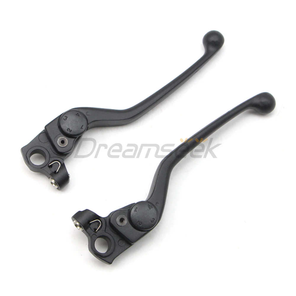 Motorcycle Clutch Lever Brake Lever Front Handlebar for Ducati Monster 659 696 796 Scrambler 1100 Hypermotard 796 Aluminum Black