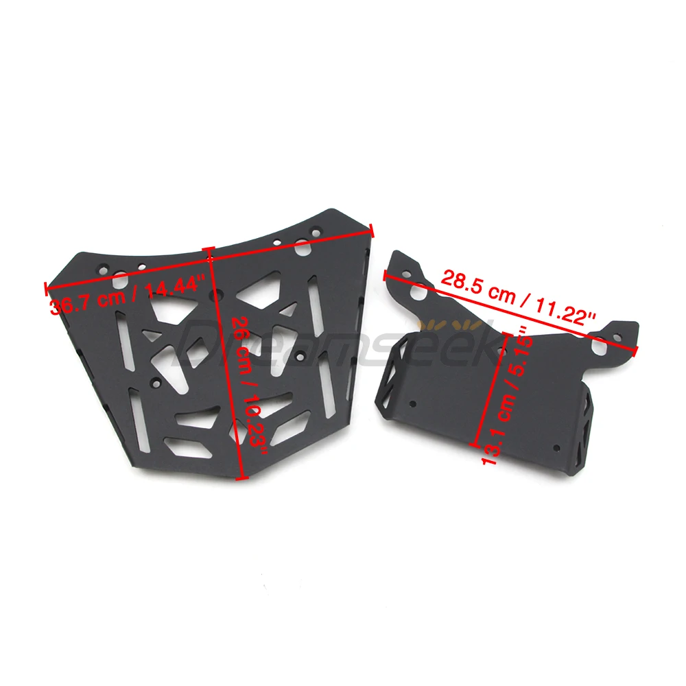 Rear Luggage Rack Storage Carrier Support for Yamaha Tracer 900 / 900 GT, Tracer 9 / 9 GT 2021-24 Top Case Mount Bracket Holder