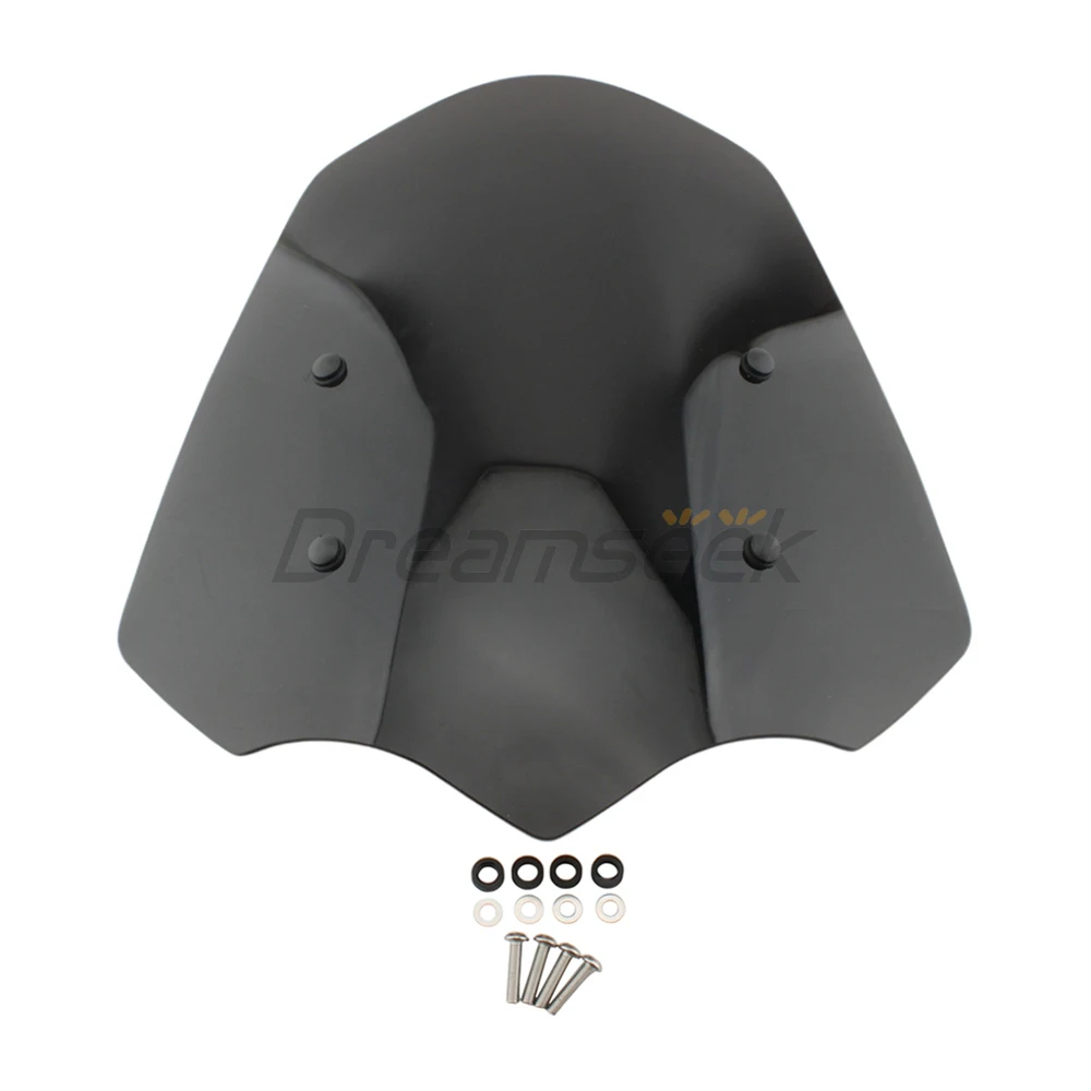 Front Fairing Windshield Windscreen for Triumph Rocket 3 3R 3GT 2019+ Motorcycle Wind Screen Wind Deflector with Bracket Black