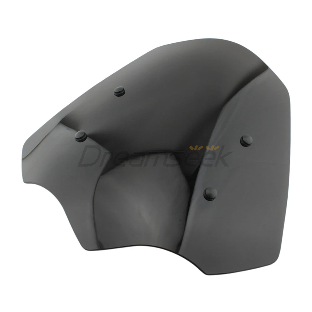 Front Fairing Windshield Windscreen for Triumph Rocket 3 3R 3GT 2019+ Motorcycle Wind Screen Wind Deflector with Bracket Black