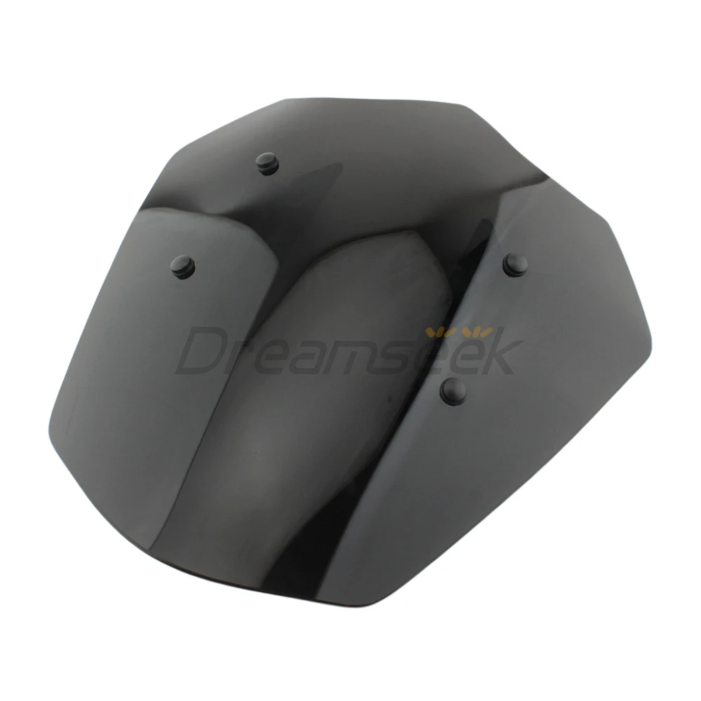 Front Fairing Windshield Windscreen for Triumph Rocket 3 3R 3GT 2019+ Motorcycle Wind Screen Wind Deflector with Bracket Black
