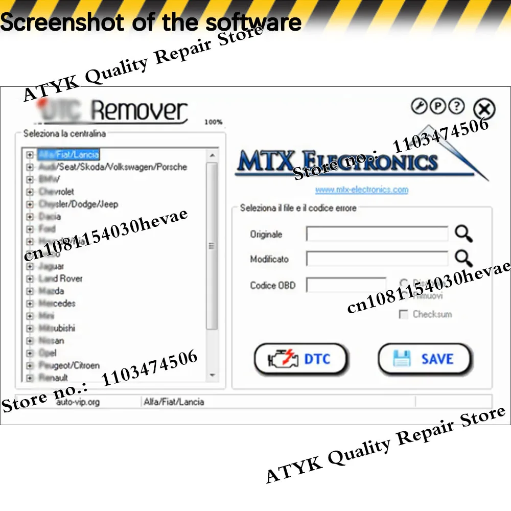 Newest DTC Remover 1.8.5.0 For KESS KTAG FGTECH OBD2 Software MTX DTC Remover 1.8.5 Keygen Full Unlimited Software for Window 7