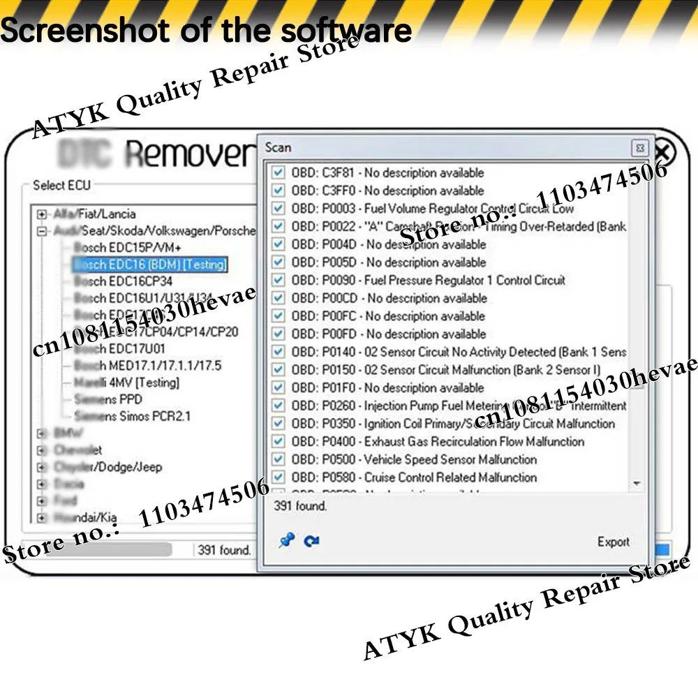 Newest DTC Remover 1.8.5.0 For KESS KTAG FGTECH OBD2 Software MTX DTC Remover 1.8.5 Keygen Full Unlimited Software for Window 7