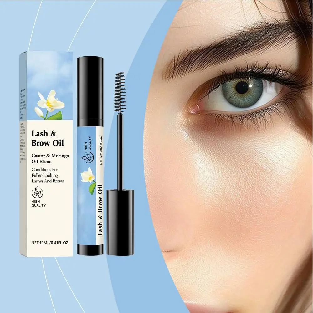 Lash Growth Oil Eyelash Nourishing and Growth Oil Portable Eyelash and Brow Oil Eyebrow Enhancer to Boost Lashes for Women