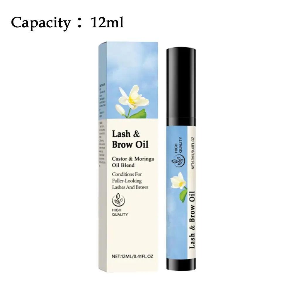Lash Growth Oil Eyelash Nourishing and Growth Oil Portable Eyelash and Brow Oil Eyebrow Enhancer to Boost Lashes for Women