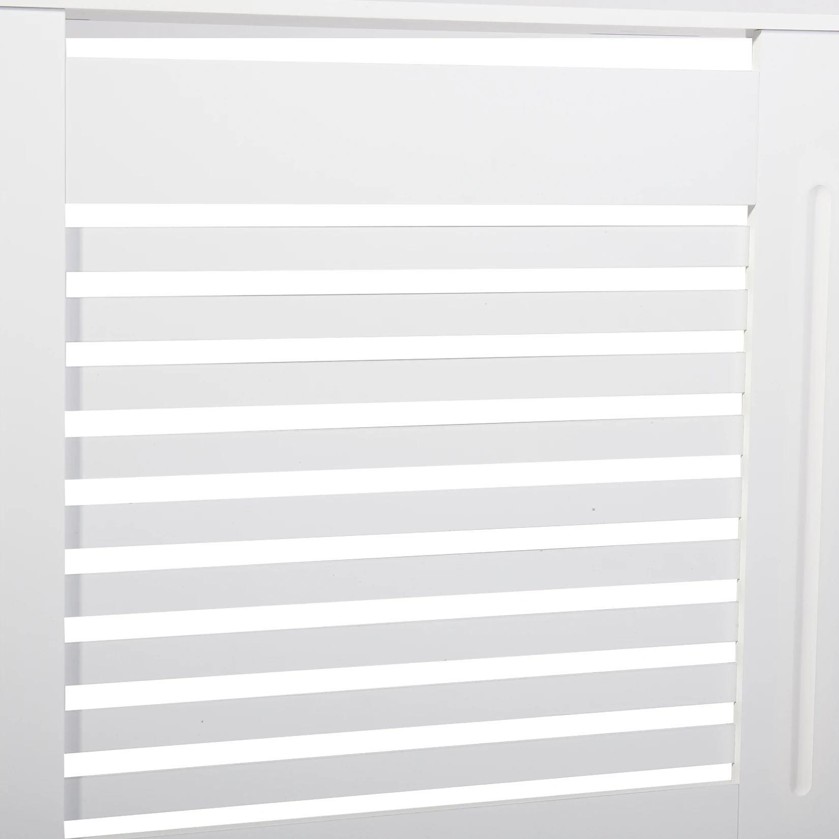 Radiator Cover Wood Cabinet White Horizontal Slat Heater Covers Modern Tall Radiator Shelf