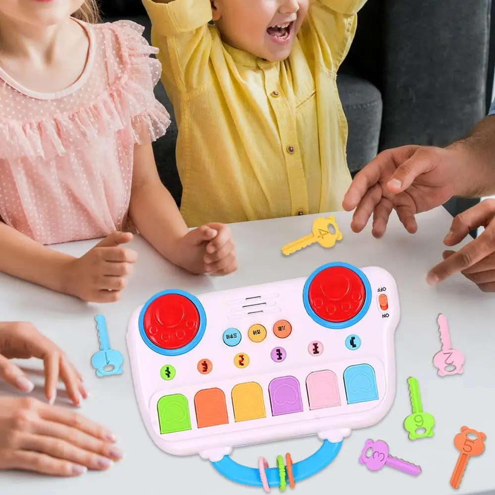 Animal Popping Game Baby Musical Toys Interactive Popping Animal Musical Toys Educational Color Sorting Toys For 1-3 Year Old