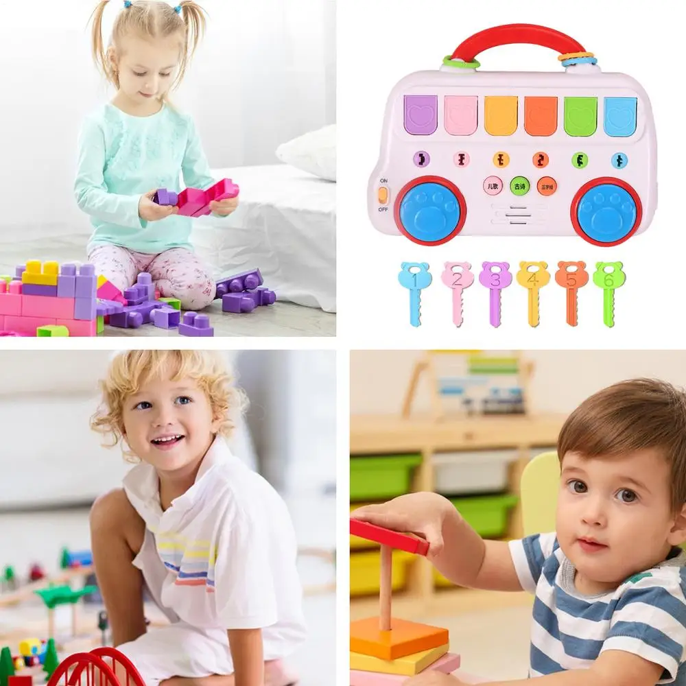Animal Popping Game Baby Musical Toys Interactive Popping Animal Musical Toys Educational Color Sorting Toys For 1-3 Year Old
