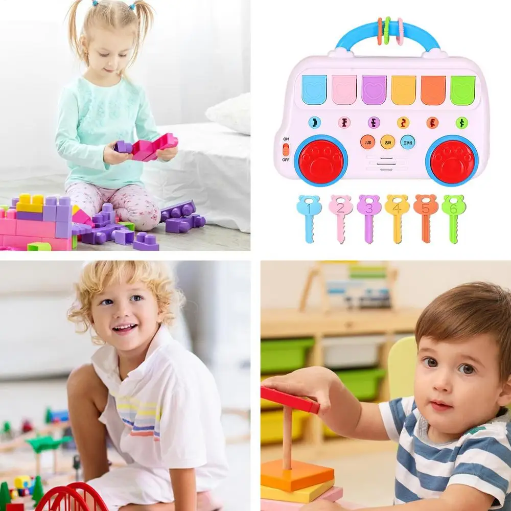 Animal Popping Game Baby Musical Toys Interactive Popping Animal Musical Toys Educational Color Sorting Toys For 1-3 Year Old