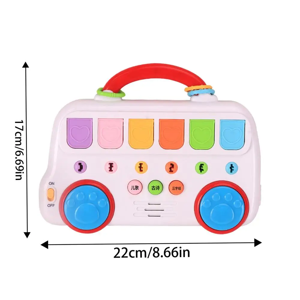 Animal Popping Game Baby Musical Toys Interactive Popping Animal Musical Toys Educational Color Sorting Toys For 1-3 Year Old
