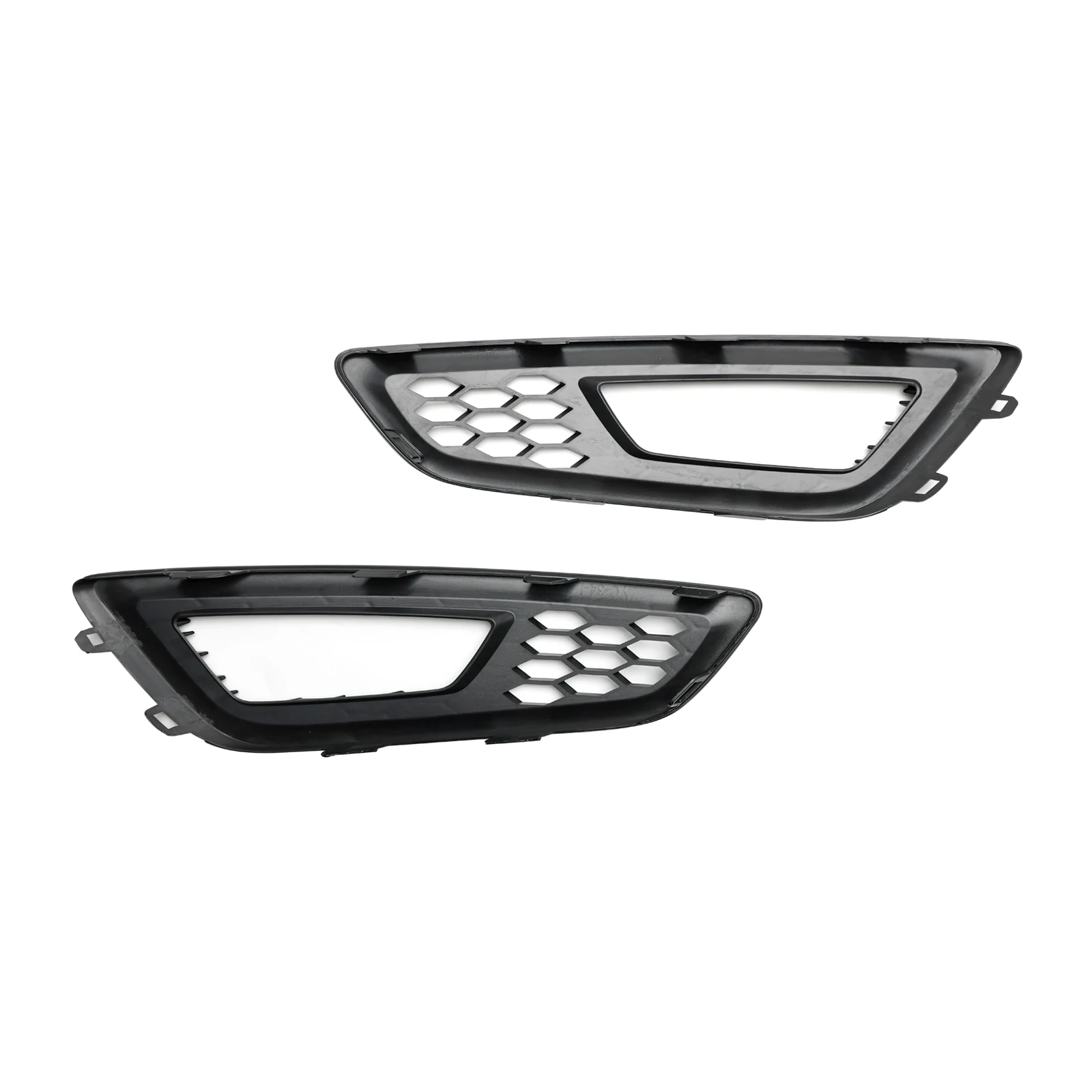 Artudatech 2PCS Front Bumper Fog Light Lamp Cover Bezel Grille fit for Ford Focus 2015-2018 2016 2017