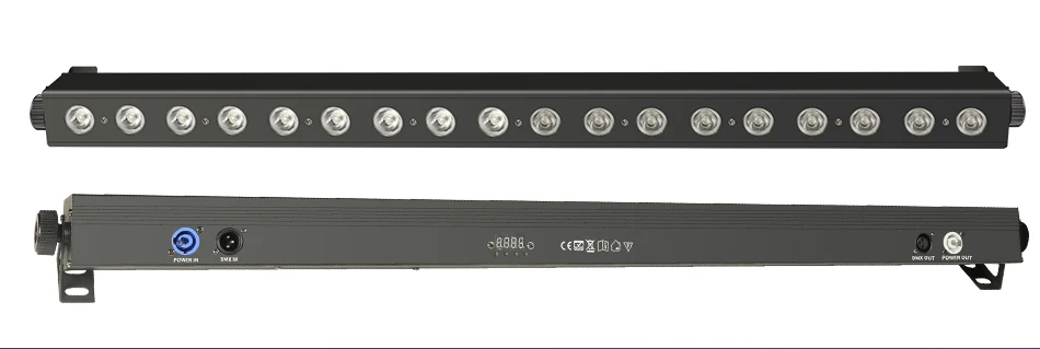 2-10pcs DMX18x12W LED RGBW/RGBWAUV Wall Wash Light Bar DMX Line Bar Wash Stage Light for Party Wedding Events Lighting