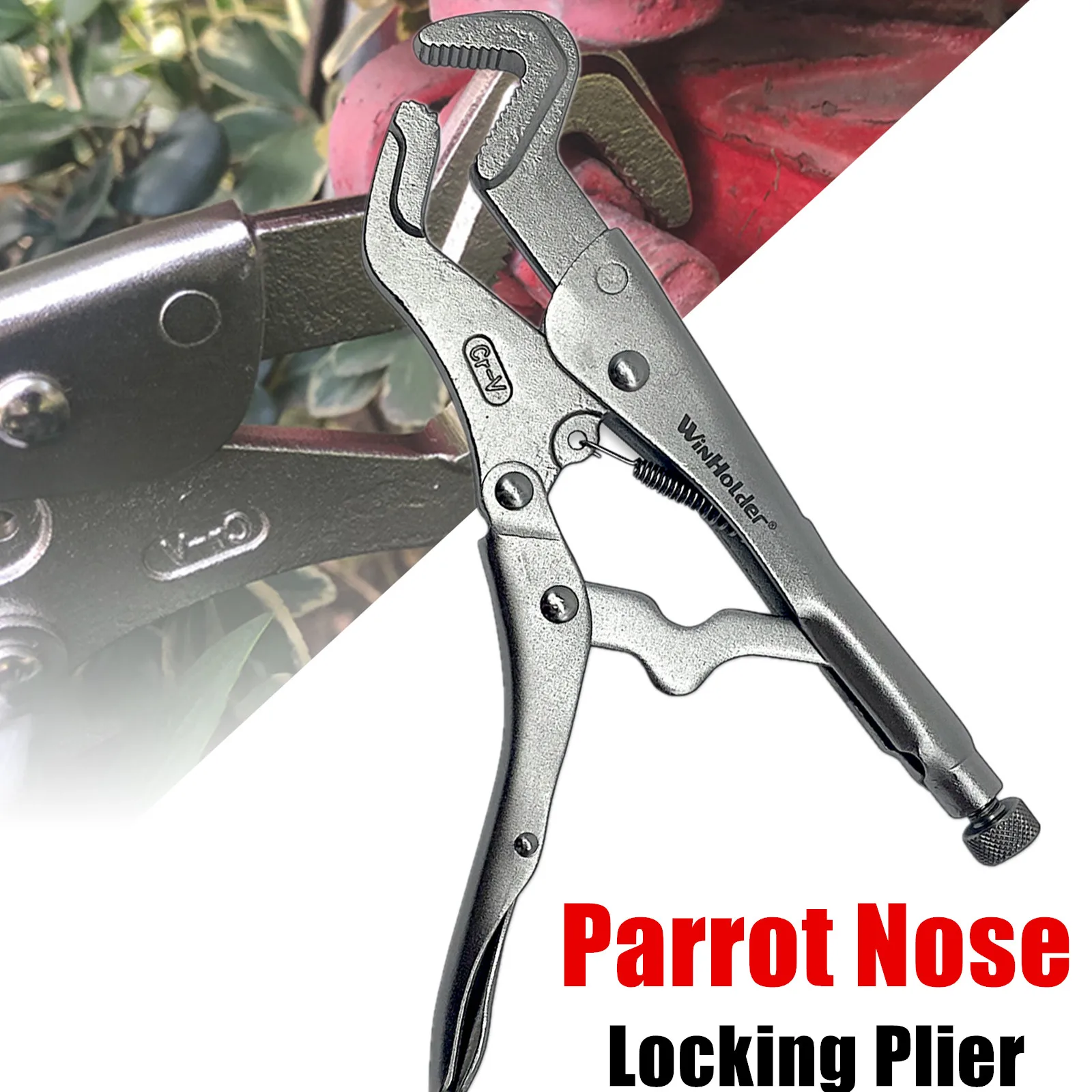 WinHolder Car Parrot Nose Locking Pliers Hand Tool Mole Grips Adjustable Wrench Vice Grips For Drop Links & Track Rod Ends