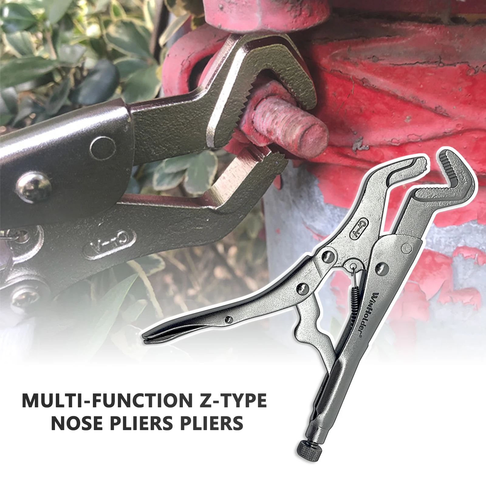 WinHolder Car Parrot Nose Locking Pliers Hand Tool Mole Grips Adjustable Wrench Vice Grips For Drop Links & Track Rod Ends
