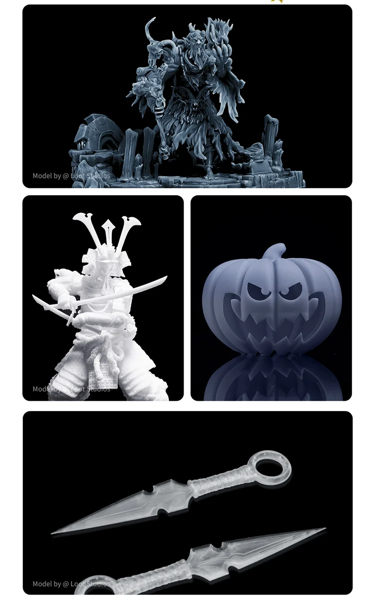 ANYCUBIC 10KG Water-Wash Resin For LCD 3D Printer High Precision Low Odor Low Viscosity 3D Printing Standard Photopolymer