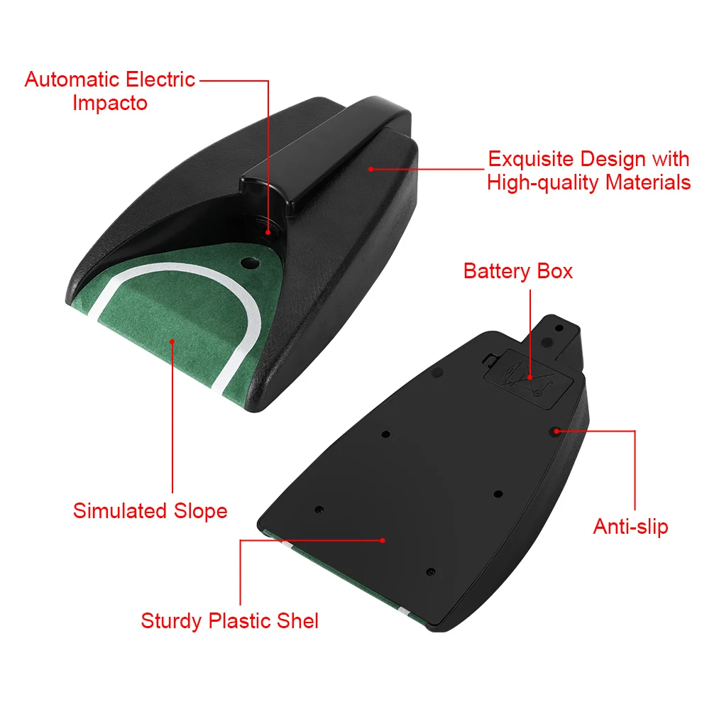 Putting Cups Compact Size Returning Putters Tool Indoor Ball Putter
