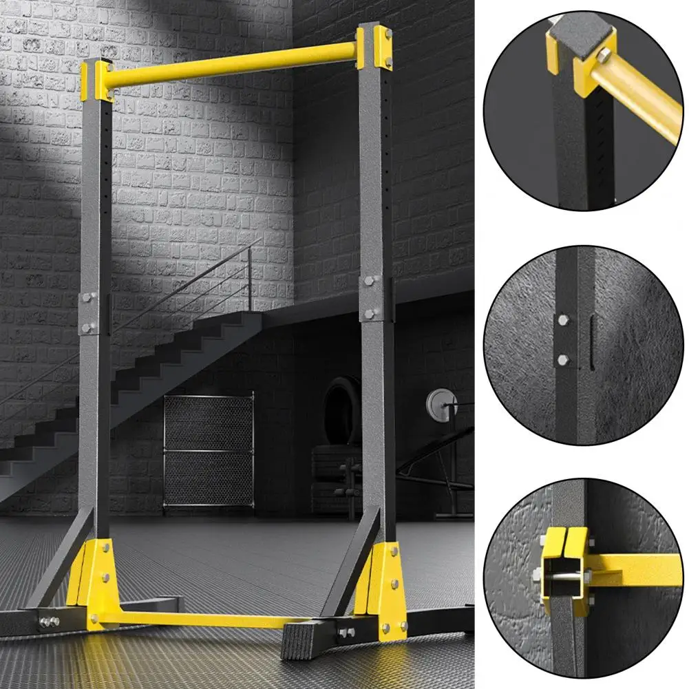 Portable Pull-up Bar Station, Free Standing Pull Up Bar for Home Gym, Pull Up Stand Station 400LBS with 11 Gears Adjustment