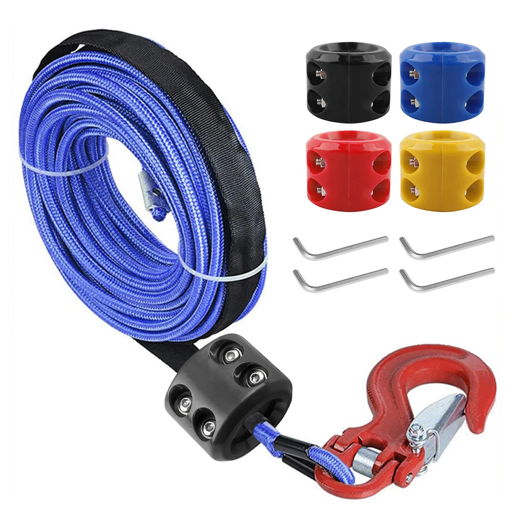 Rubber Winch Stopper Shock Absorbent Cable Protector Rubber Plug Prevent Pulling Bounce and Abrasion Offroad ATV UTV Accessories