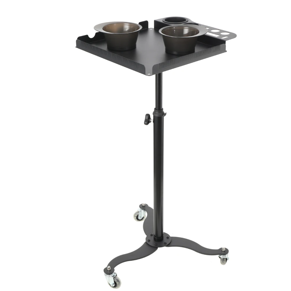 Rolling Salon Tray Cart Organizer Hair Extension Tool Tray Cart Hair Color Service Tray for Salon