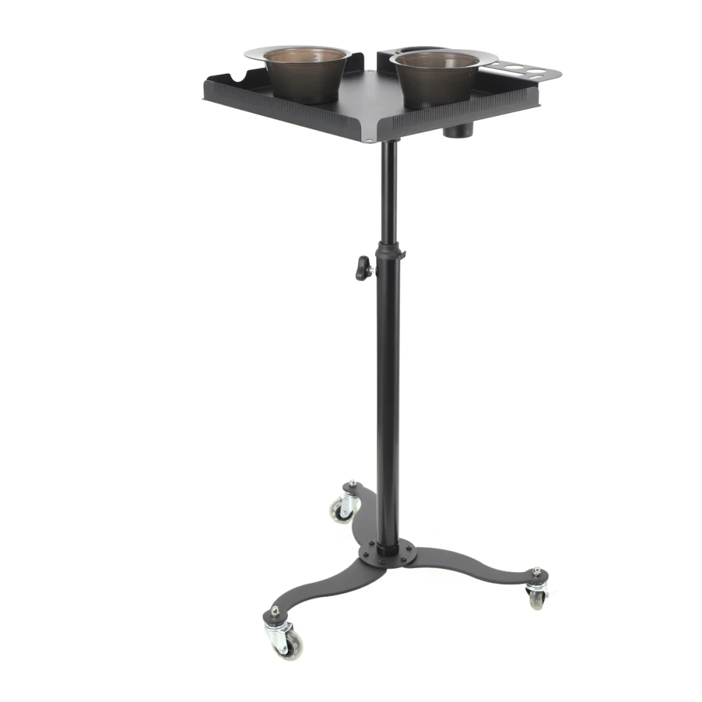 Rolling Salon Tray Cart Organizer Hair Extension Tool Tray Cart Hair Color Service Tray for Salon