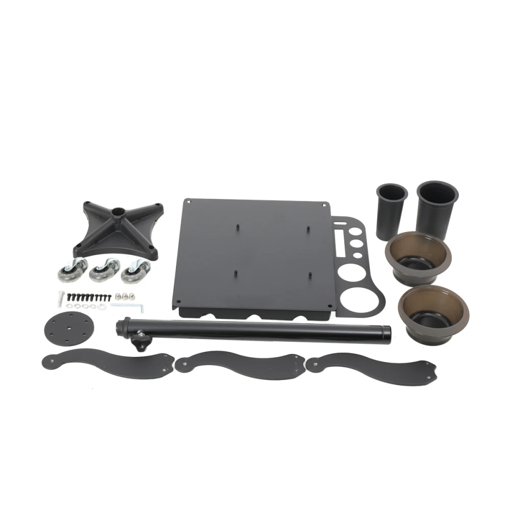 Rolling Salon Tray Cart Organizer Hair Extension Tool Tray Cart Hair Color Service Tray for Salon