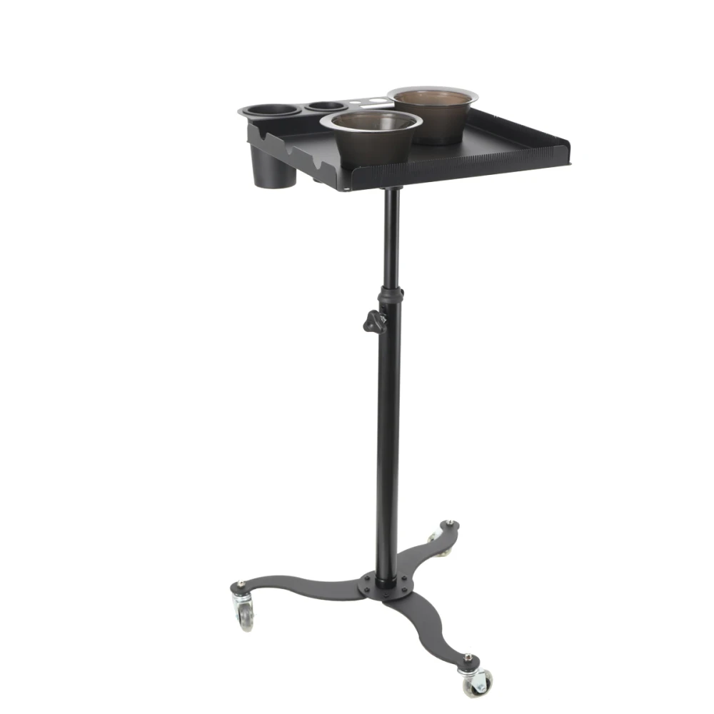 Rolling Salon Tray Cart Organizer Hair Extension Tool Tray Cart Hair Color Service Tray for Salon