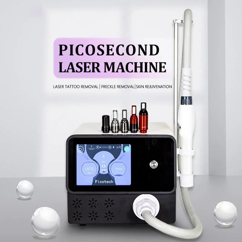 Picosecond 532nm 755nm 1064nm Tattoo Removal Remove Freckle White New Pico Lase Tattoo Removal Portable
