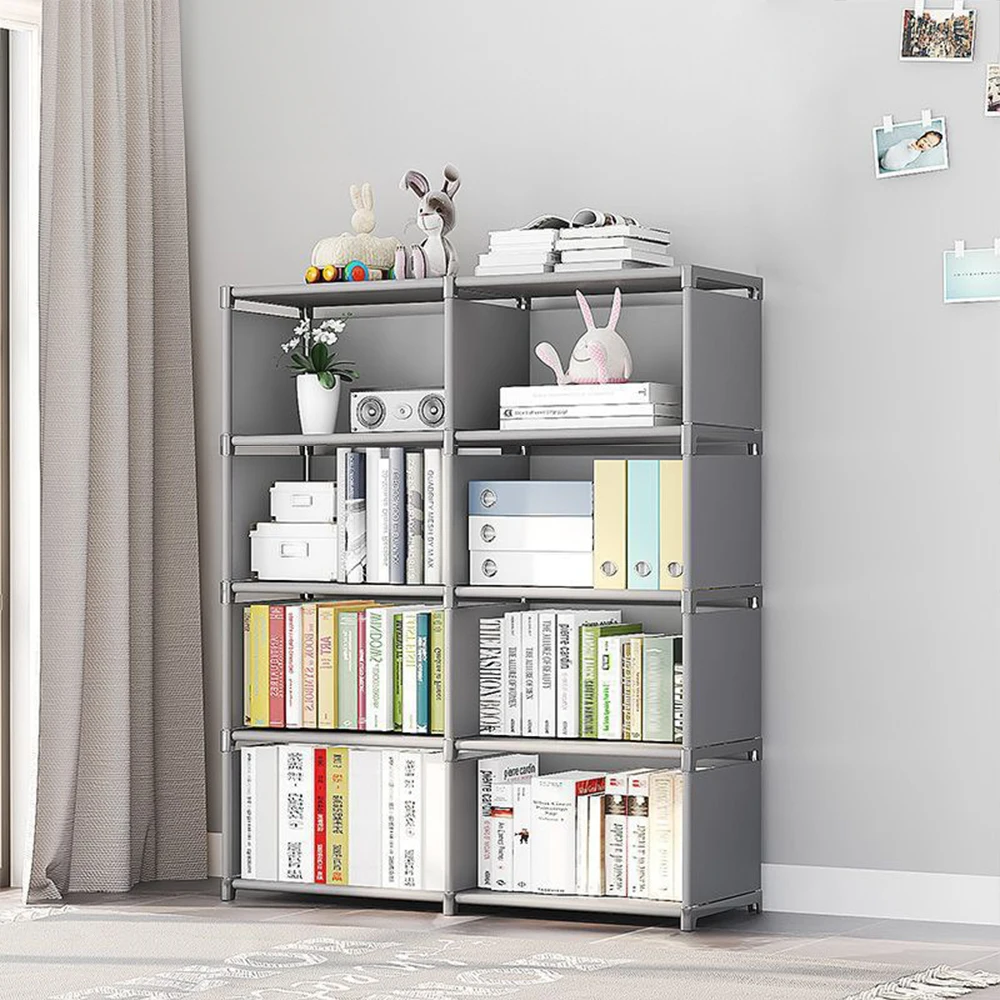 Open simple bookshelf shelf multi-layer bookshelf storage cabinet living room bedroom bookcase