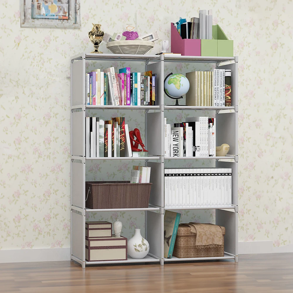 Open simple bookshelf shelf multi-layer bookshelf storage cabinet living room bedroom bookcase