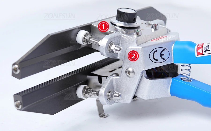 LOCAL DELIVERY ZONESUN ZS-FKR200C Handheld Sealer For Mylar/Aluminum Bags 0-250℃ Adjustable Temperature