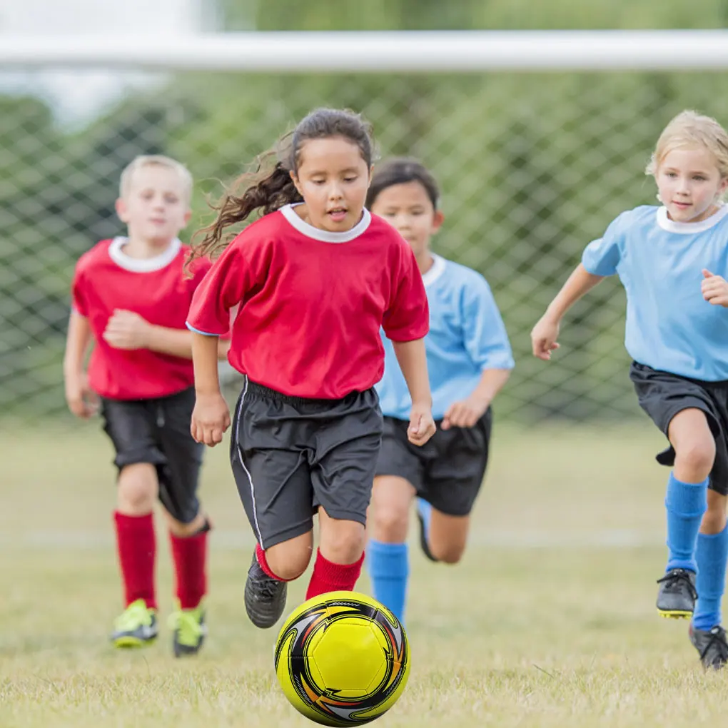 PVC Durable Soccer Training Balls For Passionate Athletes Teamwork Soccer Balls And Long-lasting Characteristics thick
