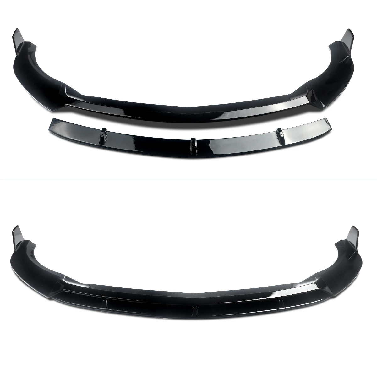 Magickit for Mercedes-Benz W176 2015 2016 2017 2018 LCI Front Bumper Splitter Lip A160 A180 A200 A250 A300 A350 Body Kits