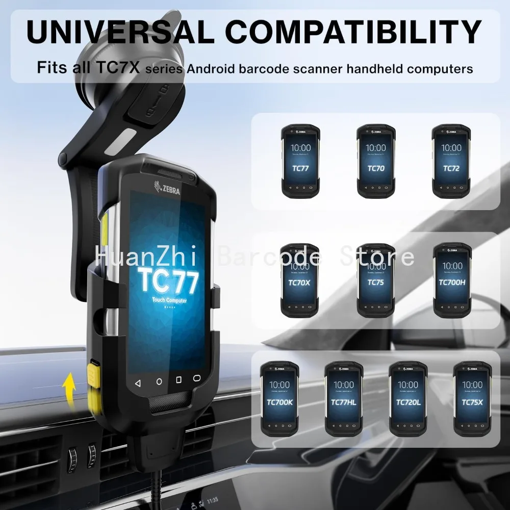 5V 2A Car Mount Charger For Zebra Symbol TC77 TC70 TC72 TC75 TC70X TC75X TC700H