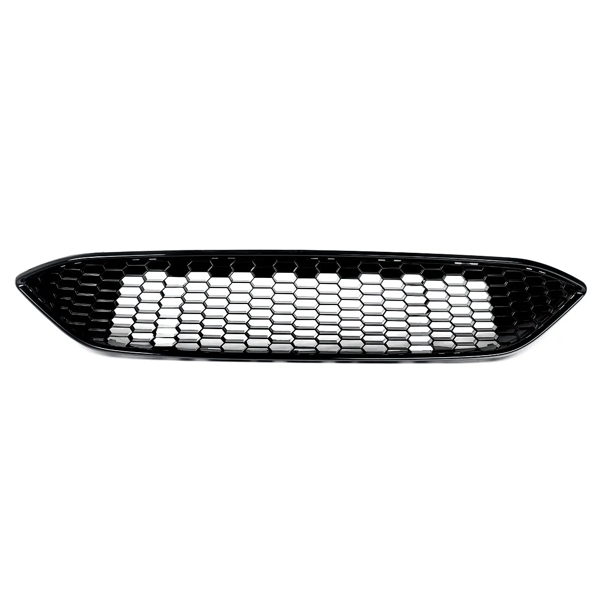 Front Grille Bumper Grid For Ford Focus MK3 Facelift 2015 2016 2017 2018 ST Line Honeycomb Diesel Saloon Gloss Black Grille