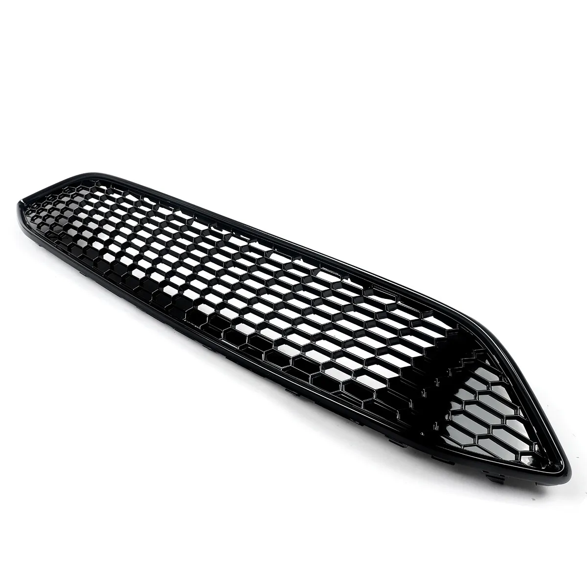 Front Grille Bumper Grid For Ford Focus MK3 Facelift 2015 2016 2017 2018 ST Line Honeycomb Diesel Saloon Gloss Black Grille