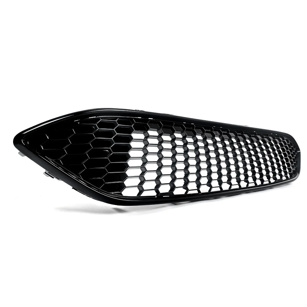 Front Grille Bumper Grid For Ford Focus MK3 Facelift 2015 2016 2017 2018 ST Line Honeycomb Diesel Saloon Gloss Black Grille