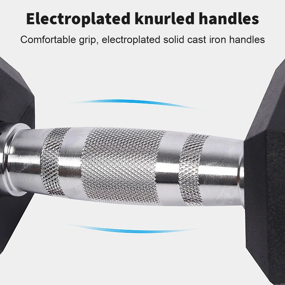 2pc 5kg/7.5kg Fitness Dumbbell Sports Hex Weights Sets Home Gym Fitness Hexagonal Dumbbells Kit Weight Lifting Exercise