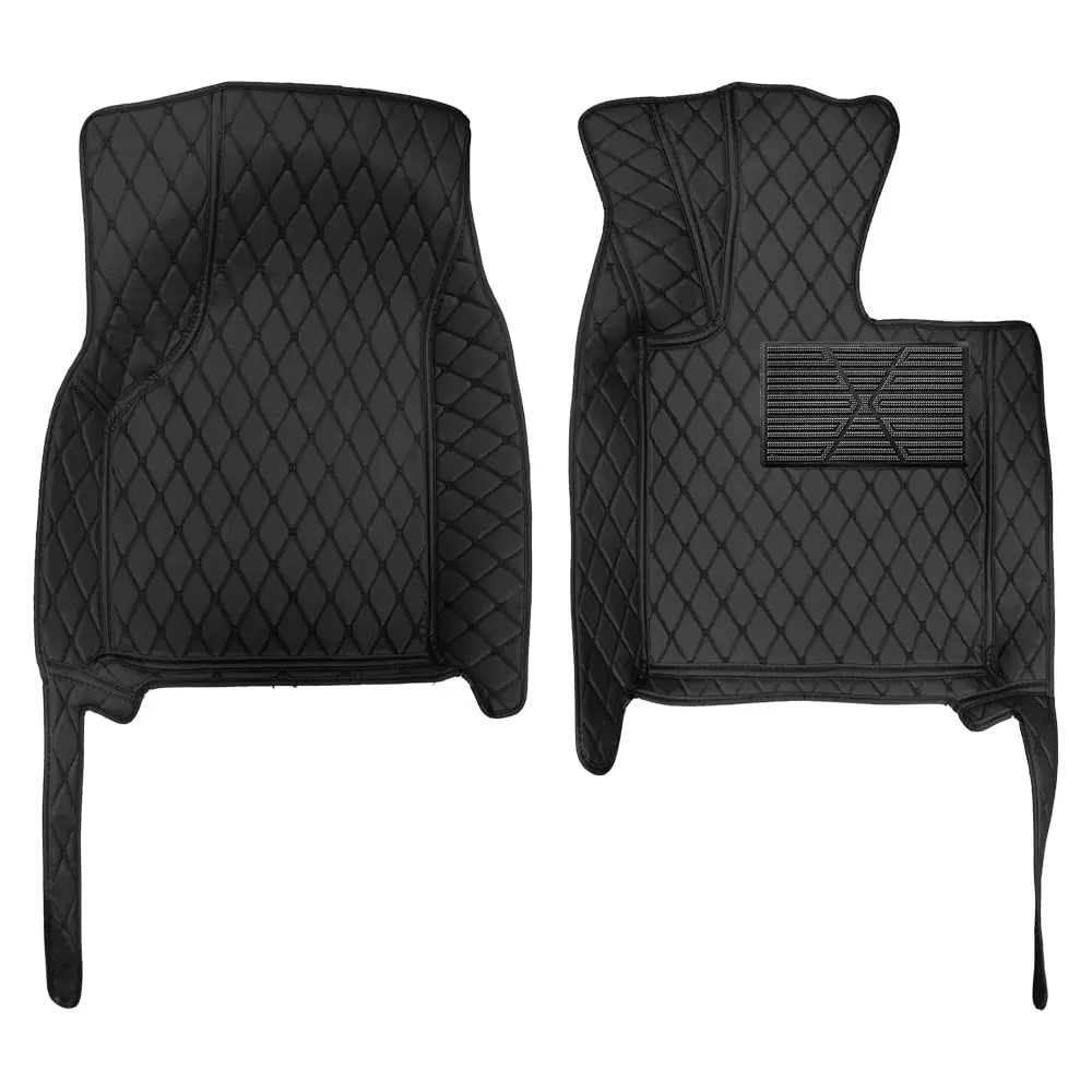 FASHION PU Leather LUXURY Car Floor Mats For Audi TT 2seat 2015-2017 Waterproof Carpets Interior Accessories(Right-Hand)