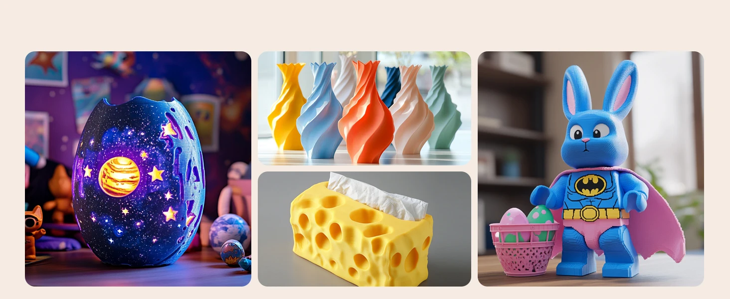 SUNLU 3KG Dual Color Matte PLA Filament 1.75mm 1kg Spool (2.2lbs) Matte 3D Printer PLA Filament Fit Most FDM Printer