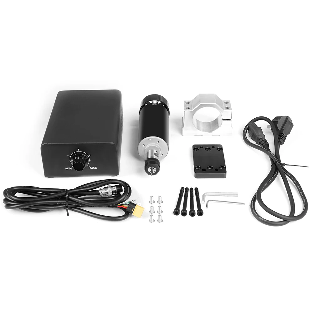 Twotrees 500W Air Cooled Spindle Motor Kit with Power Supply for Milling CNC Engraver TTC450 UK