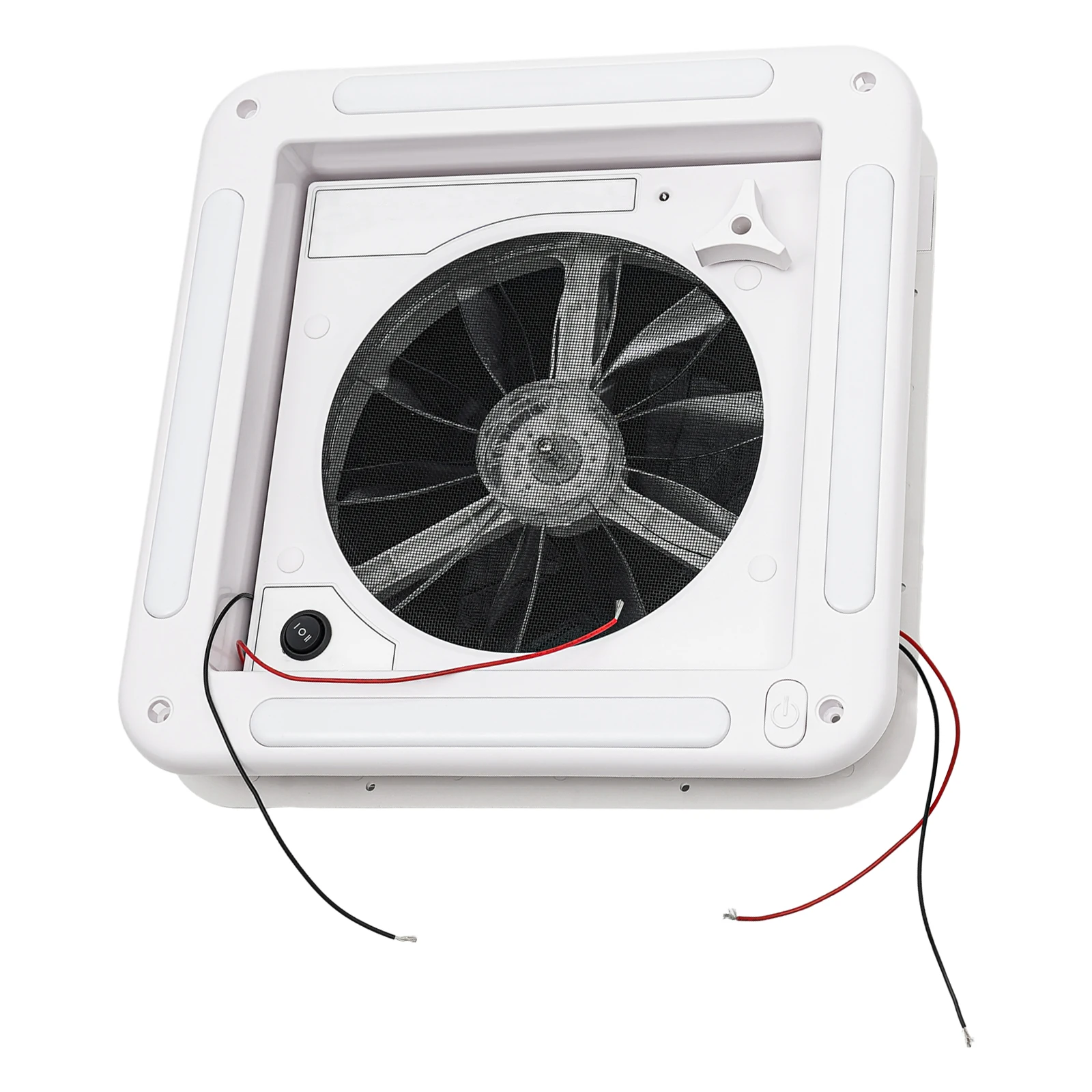 RV Ventilation Fan,10-Blade IP68 Waterproof w/LED Lighting – Easy Install for RVs & Camping – Low Noise (20-65dB), Energy-Saving