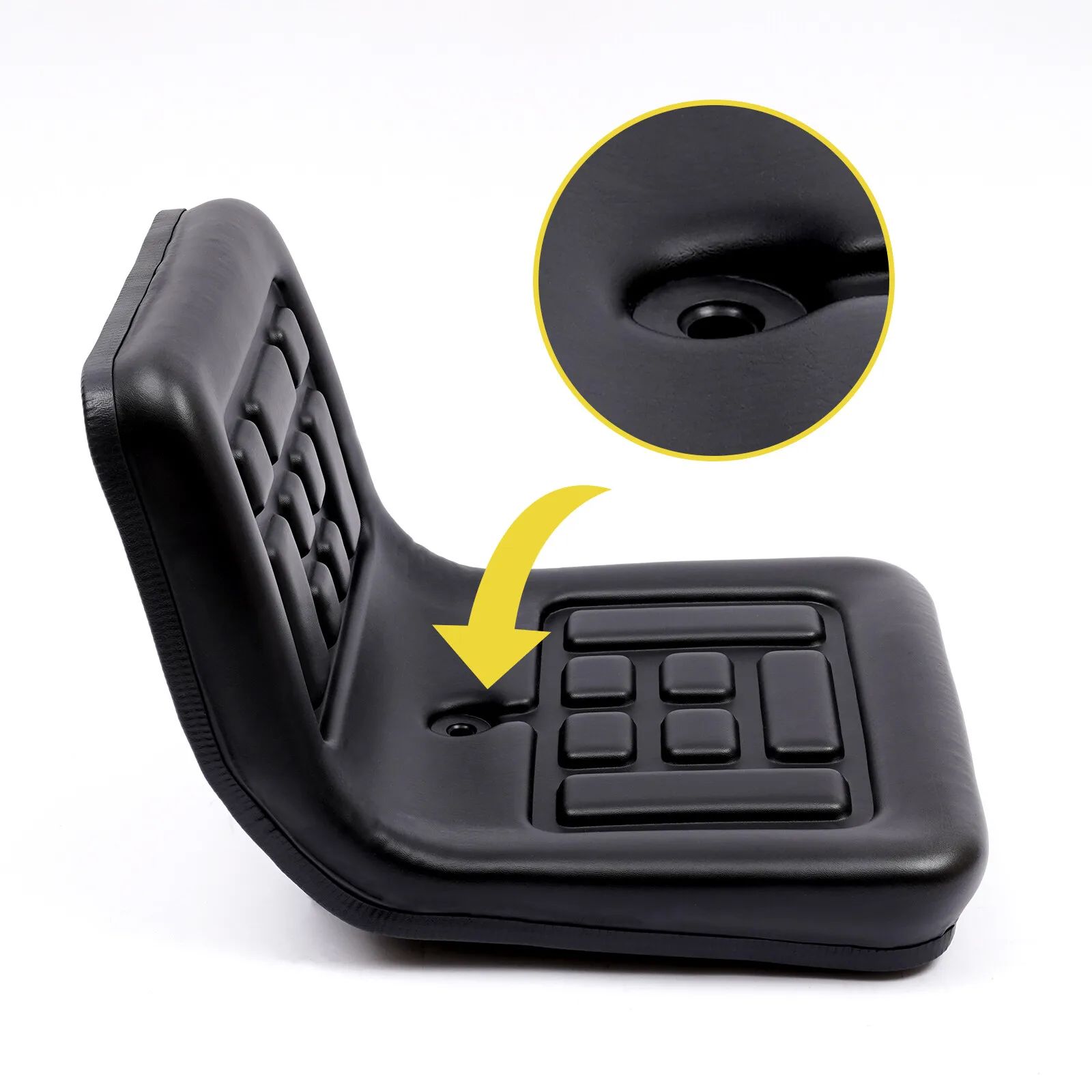 Universal Tractor Suspension Seat with Adjustable Design Durable Steel Frame Comfortable PU Upholstery for Diggers and Mowers