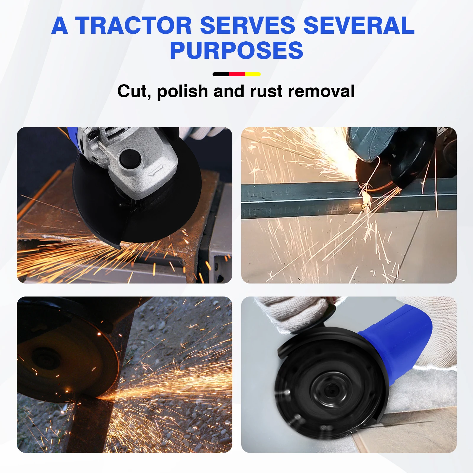 900W Angle Grinder Electric Polisher 11000RPM Adjustable Speed Cars Waxing Polishing Machine Automobile Furniture