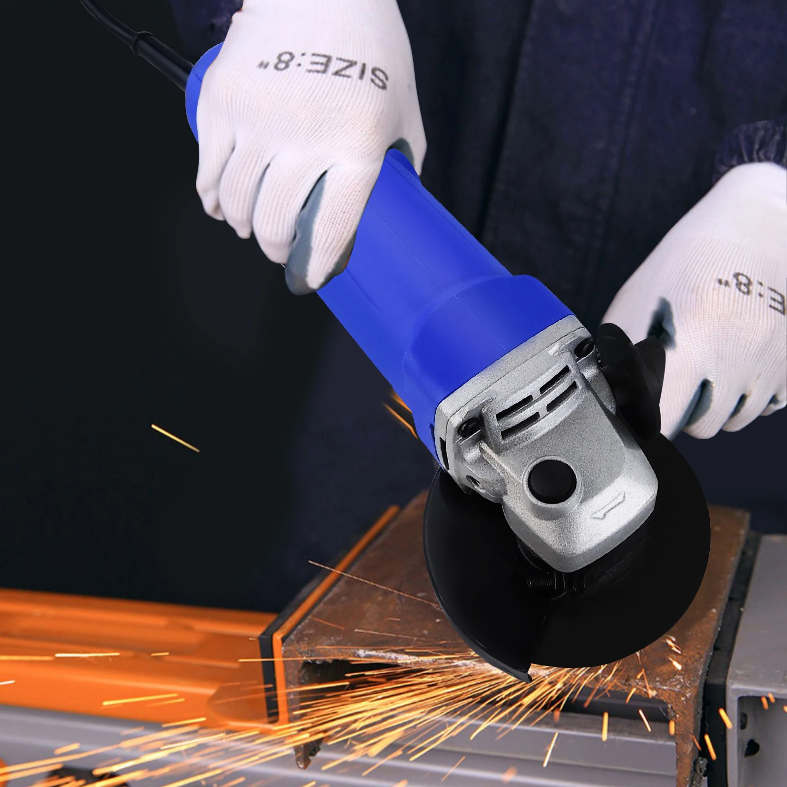 900W Angle Grinder Electric Polisher 11000RPM Adjustable Speed Cars Waxing Polishing Machine Automobile Furniture